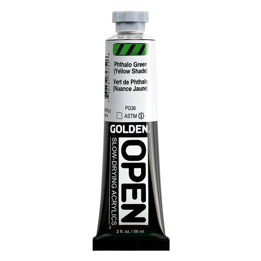 GOLDEN Open Acryl - Phthalogrün (Gelbton) 7275 (59ml)