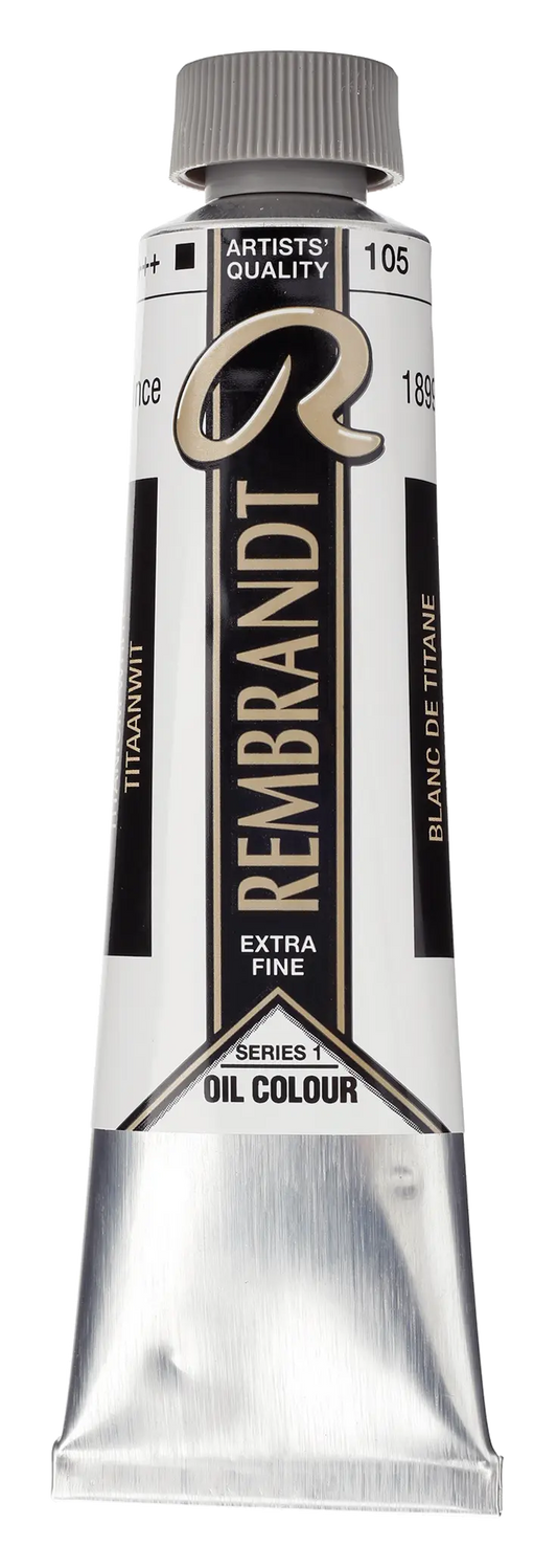 REMBRANDT Ölfarbe - 105 Titanweiß 40 & 150ml