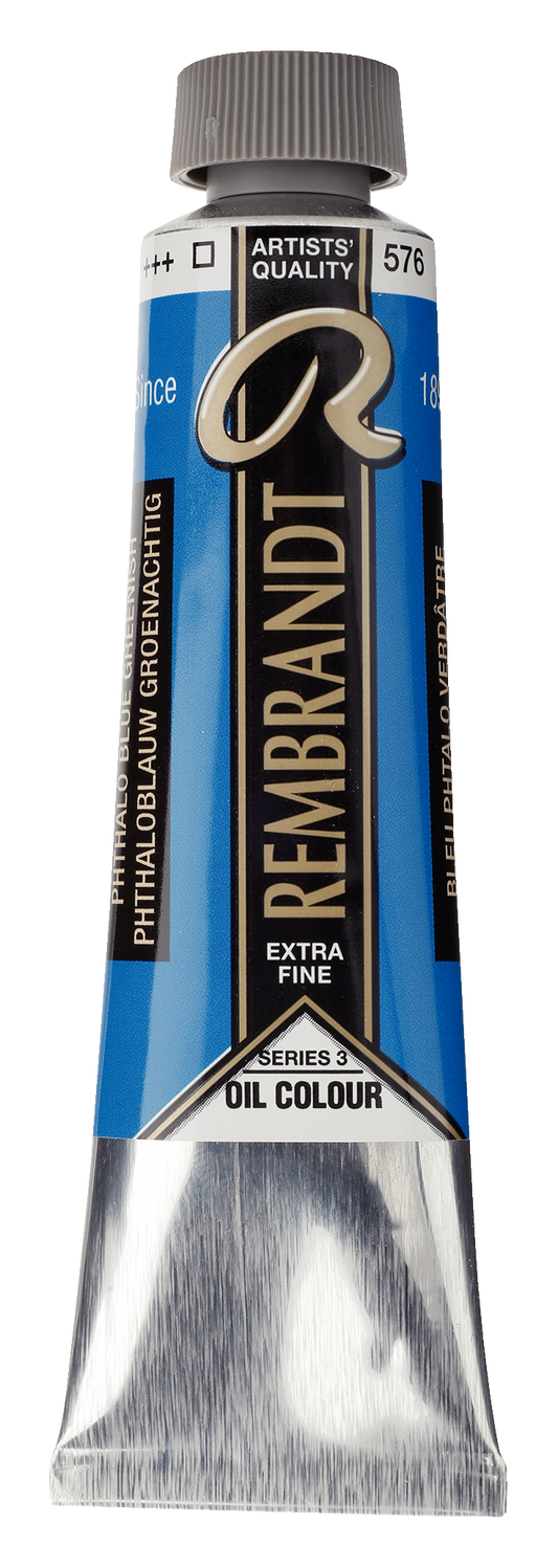 REMBRANDT Ölfarbe - 576  Phthaloblau Grünlich 40ml
