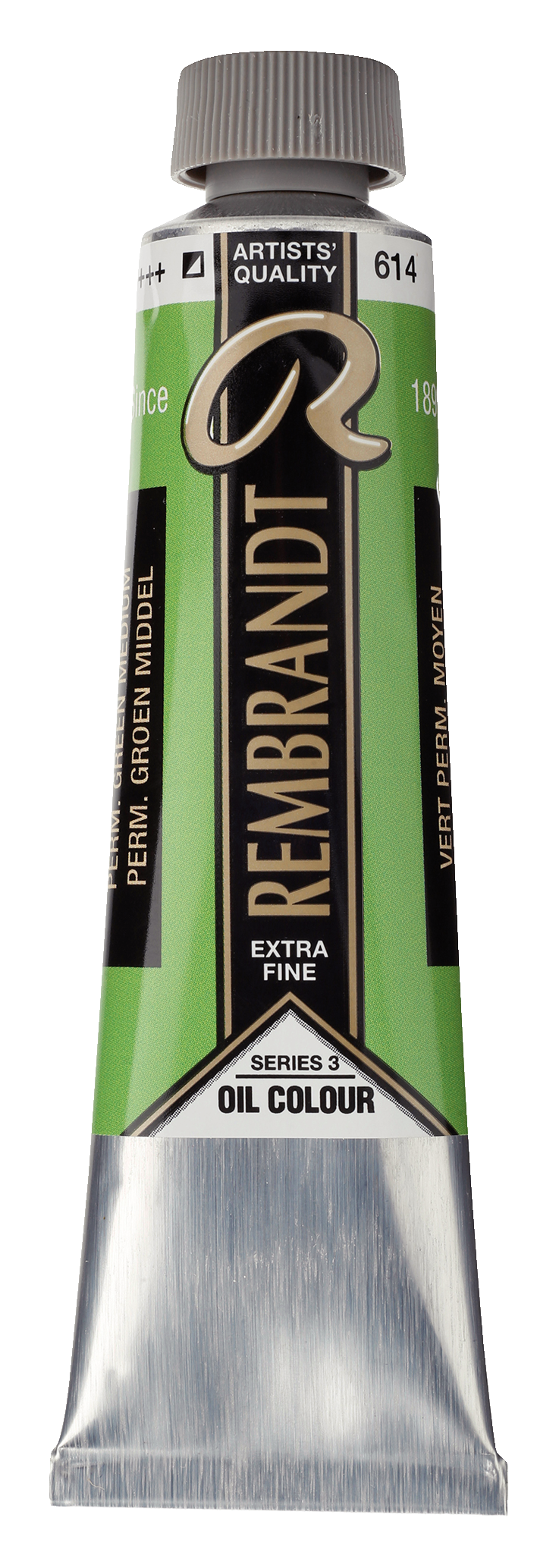 REMBRANDT Ölfarbe - 614 Permanentgrün mittel 40ml