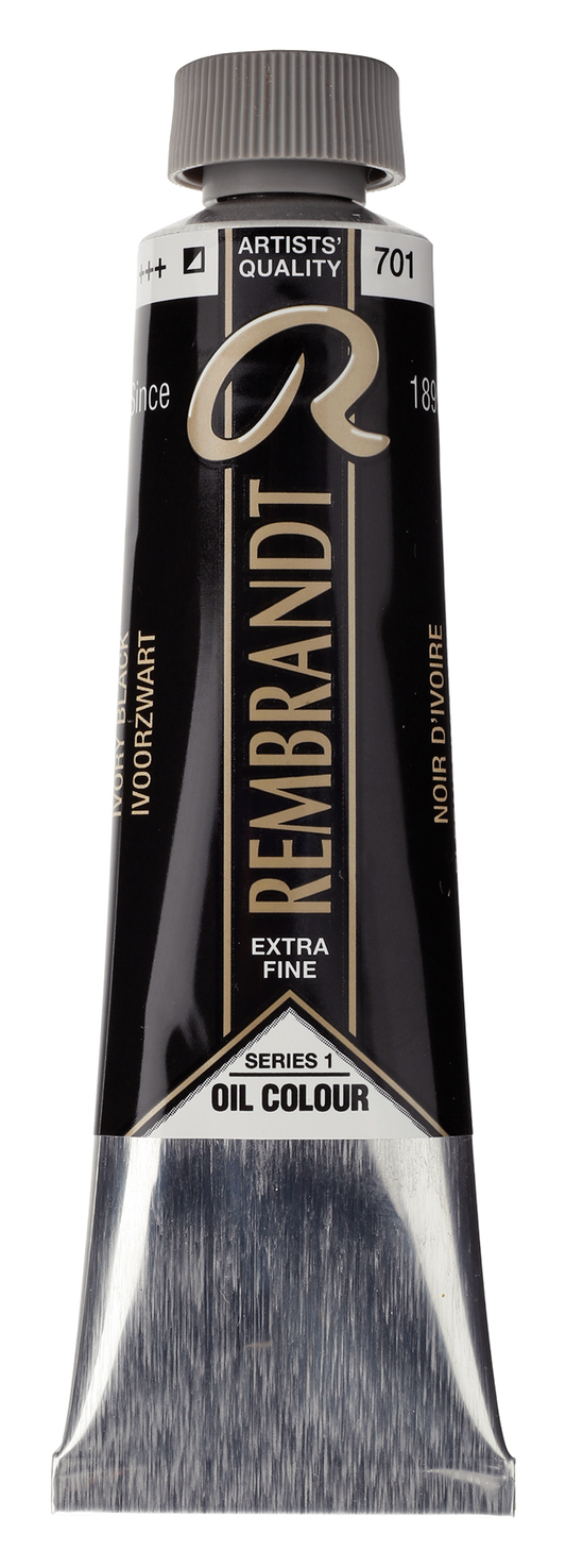 REMBRANDT Ölfarbe - 701 Elfenbeinschwarz 40 & 150ml