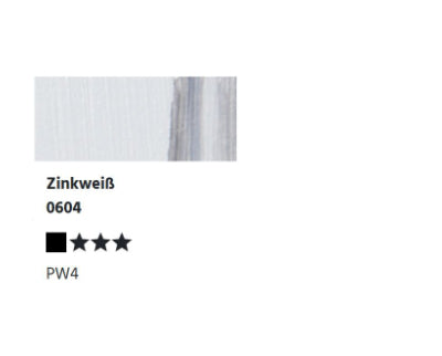 Mezcla de agua LUKAS BERLIN. Pintura al óleo - 0604 Blanco Zinc (37/200ml)
