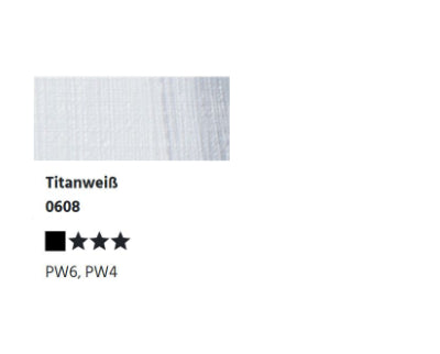 LUKAS BERLIN wassermischb. Ölfarbe - 0608 Titanweiß (37/200ml)