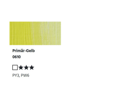 Mezcla de agua LUKAS BERLIN. Pintura al óleo - 0610 Amarillo primario (37/200ml)