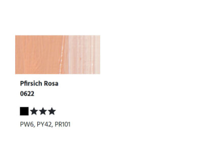 Mezcla de agua LUKAS BERLIN. Pintura al óleo - 0622 Rosa Melocotón (37/200ml)