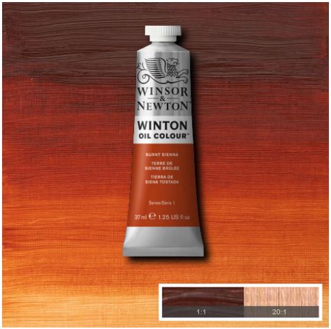 WINSOR&NEWTON Winton Feine Ölfarbe - SIENA GEBRANNT 074 (37ml)