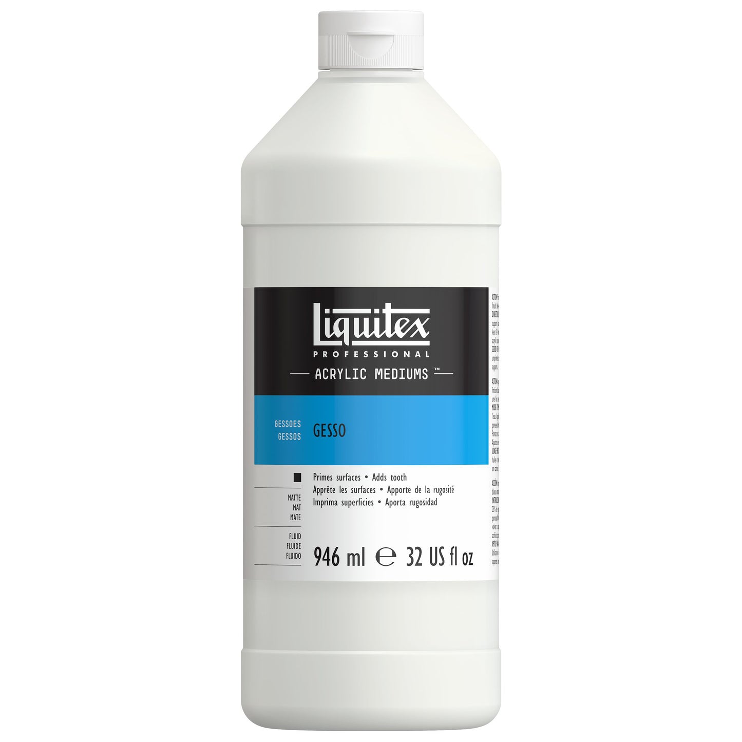 LIQUITEX Professional Acrylic Medium - GESSO (946ml/1,89L)