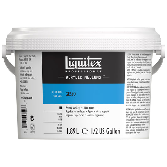 LIQUITEX Professional Acrylic Medium - GESSO (946ml/1,89L)
