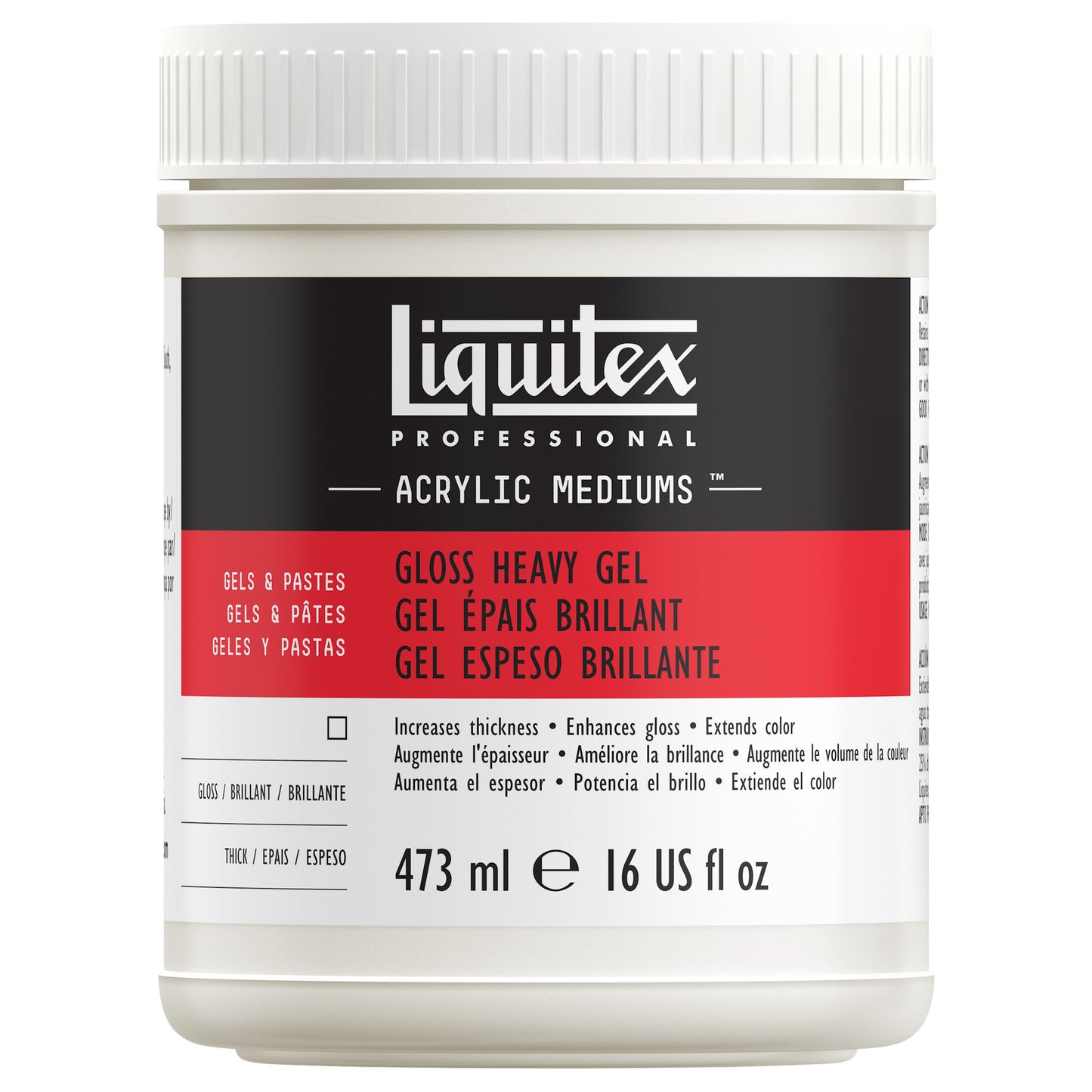 LIQUITEX Professional Gloss Heavy Gel (473ml)