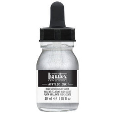 LIQUITEX Professional Acrylic Ink - Helles Silber Irisierend 236 (30ml)