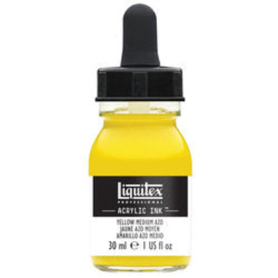 LIQUITEX Professional Acrylic Ink - Mittelgelb Azo 412 (30ml)