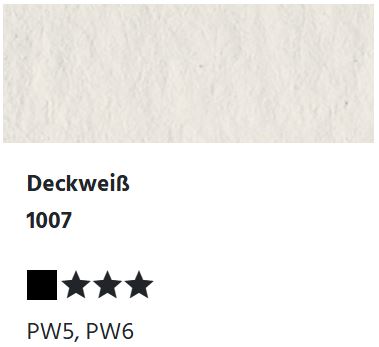 LUKAS Aquarell 1862 (24ml Tube) - Deckweiß  1007