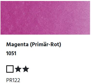 LUKAS Aquarell 1862 (24ml Tube) - Magenta 1051