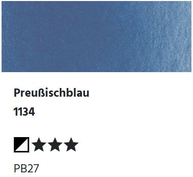LUKAS Aquarell 1862 (24ml Tube) - Preußischblau 1134