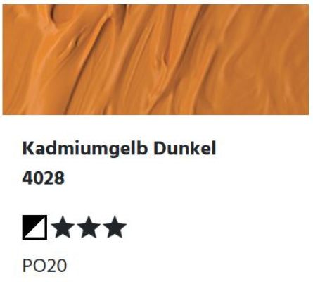 LUKAS Cryl PASTOS (HEAVY BODY) - Kadmiumgelb Dunkel 4028 (37ml)