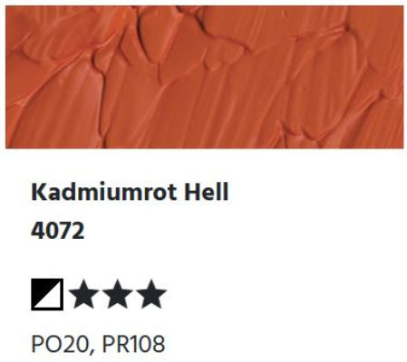 LUKAS Cryl PASTOS (HEAVY BODY) - Kadmiumrot Hell 4072 (37ml)
