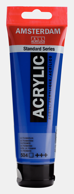 AMSTERDAM Acryl Standard - Ultramarin  504 (120ml)