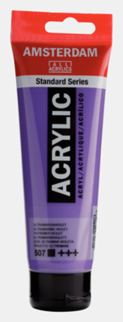 Estándar acrílico AMSTERDAM - Violeta ultramar 507 (120 ml)