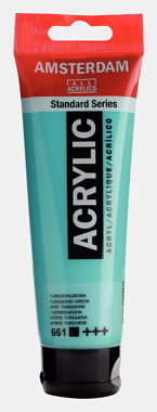 AMSTERDAM Acryl Standard - Türkisgrün  661 (120ml)