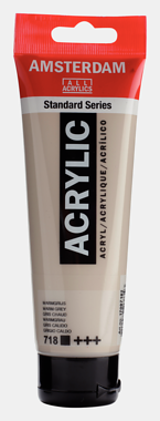 AMSTERDAM Acryl Standard - Warmgrau  718 (120ml)