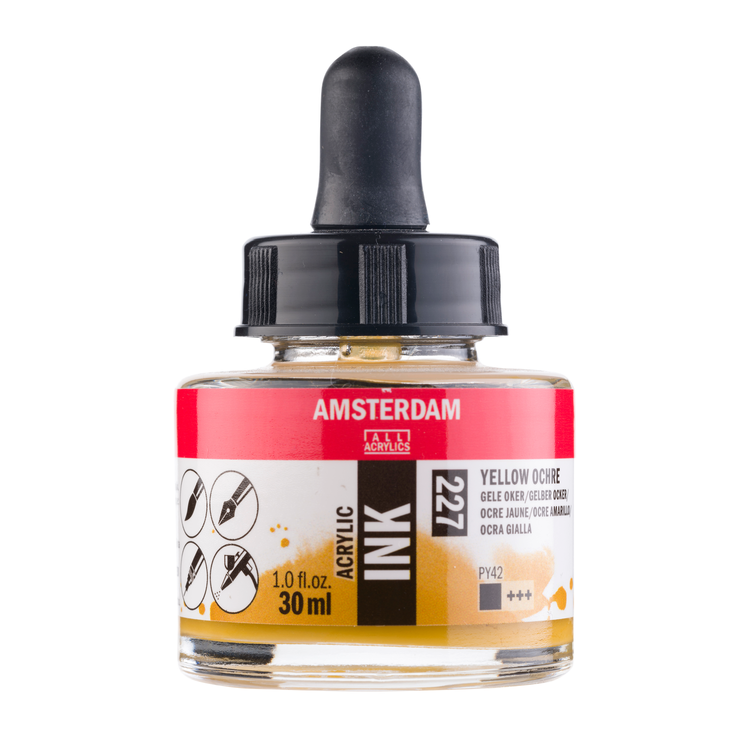 Royal Talens AMSTERDAM Acrylic Ink - Gelber Ocker 227 (30ml)