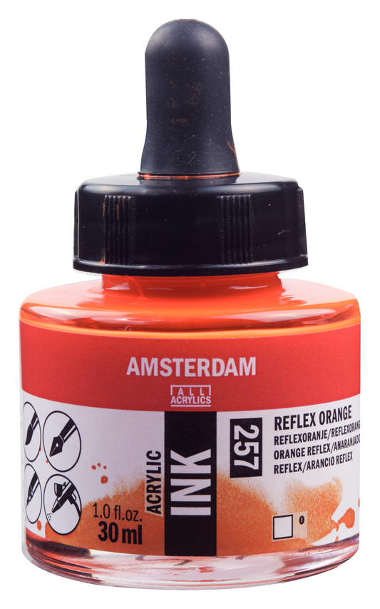 Royal Talens AMSTERDAM Acrylic Ink - Reflexorange  257 (30ml)