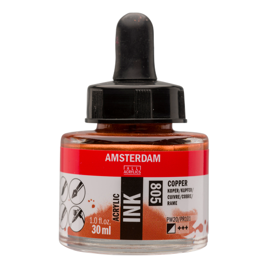 Royal Talens AMSTERDAM Acrylic Ink - Kupfer  805 (30ml)