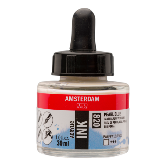 Royal Talens AMSTERDAM Acrylic Ink - Perlblau  820 (30ml)
