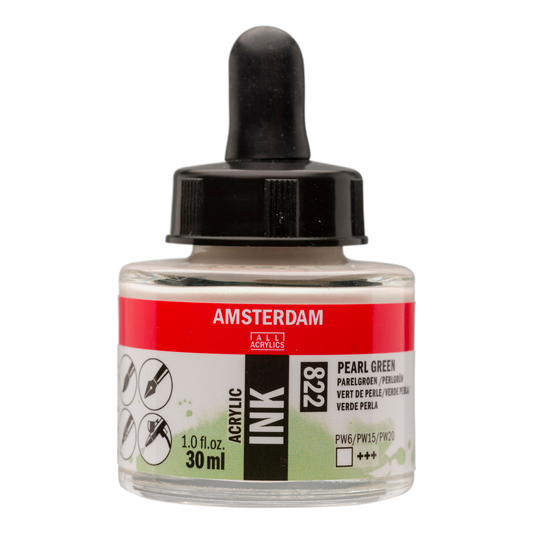Royal Talens AMSTERDAM Acrylic Ink - Perlgrün  822 (30ml)