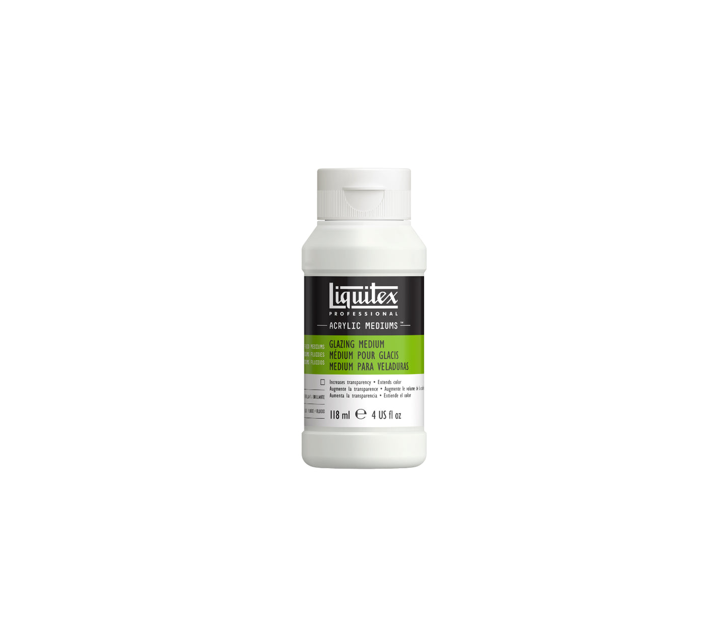 Liquitex® Medio Brillo y Barniz Medio de Pintura Acrílica (118ml)
