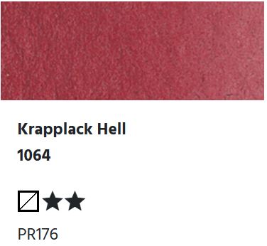 LUKAS Aquarell 1862 Feuchte Künstler-Aquarellfarbe - Krapplack Hell 1064 (1/2 N.)