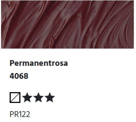 LUKAS Cryl PASTOS (HEAVY BODY) - Permanentrosa 4068 (37ml)