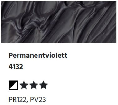 LUKAS Cryl PASTOS (HEAVY BODY) - Permanentviolett 4132 (37ml)