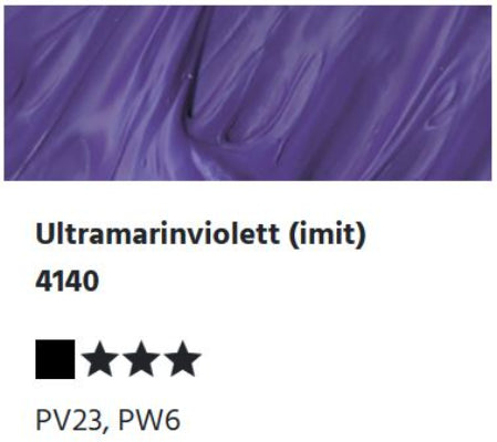LUKAS Cryl PASTOS (HEAVY BODY) - Ultramarinviolett (imit) 4140 (37ml)