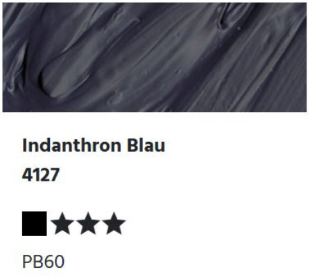 LUKAS Cryl PASTOS (HEAVY BODY) - Indanthron Blau 4127 (37ml)