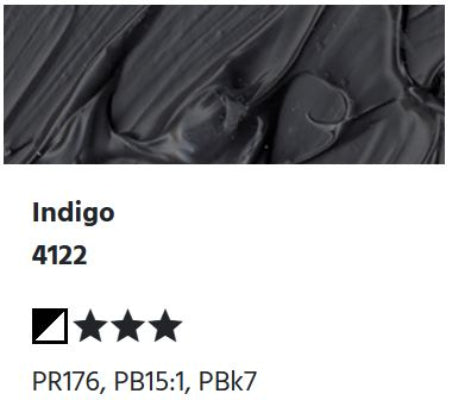 LUKAS Cryl PASTOS (HEAVY BODY) - Indigo 4122 (37ml)