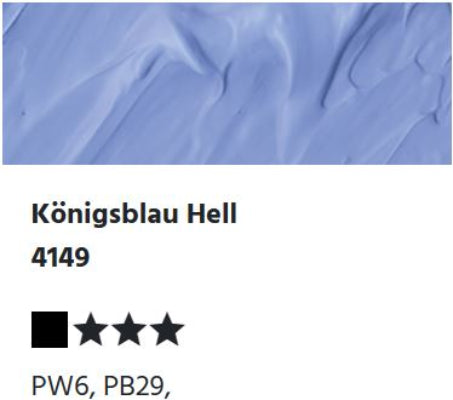 LUKAS Cryl PASTOS (HEAVY BODY) - Königsblau Hell 4149 (37ml)