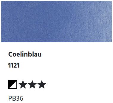 LUKAS Aquarell 1862 (24ml Tube) - Coelinblau  1121