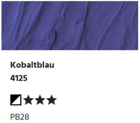 LUKAS Cryl PASTOS (HEAVY BODY) - Kobaltblau 4125 (37ml)
