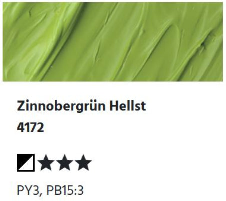 LUKAS Cryl PASTOS (HEAVY BODY) - Zinnobergrün Hellst 4172 (37ml)