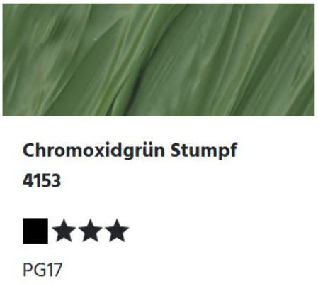 LUKAS Cryl PASTOS (HEAVY BODY) - Chromoxidgrün Stumpf 4153 (37ml)