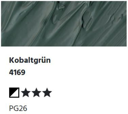 LUKAS Cryl PASTOS (HEAVY BODY) - Kobaltgrün 4169 (37ml)