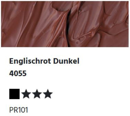 LUKAS Cryl PASTOS (HEAVY BODY) - Englischrot Dunkel 4055 (37ml)