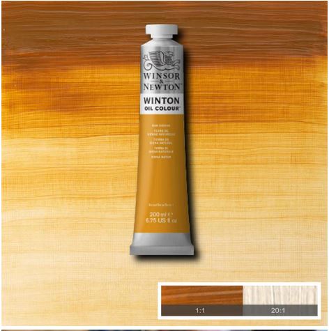 WINSOR&NEWTON Winton Feine Ölfarbe - SIENA NATUR 552 (37ml)