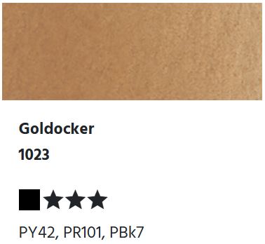 LUKAS Aquarell 1862 Feuchte Künstler-Aquarellfarbe - Goldocker 1023 (1/2 N.)