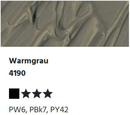 LUKAS Cryl PASTOS (HEAVY BODY) - Warmgrau 4190 (37ml)