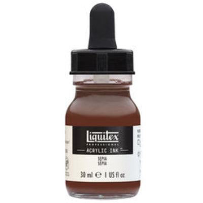 LIQUITEX Professional Acrylic Ink - Sepia 609 (30ml)