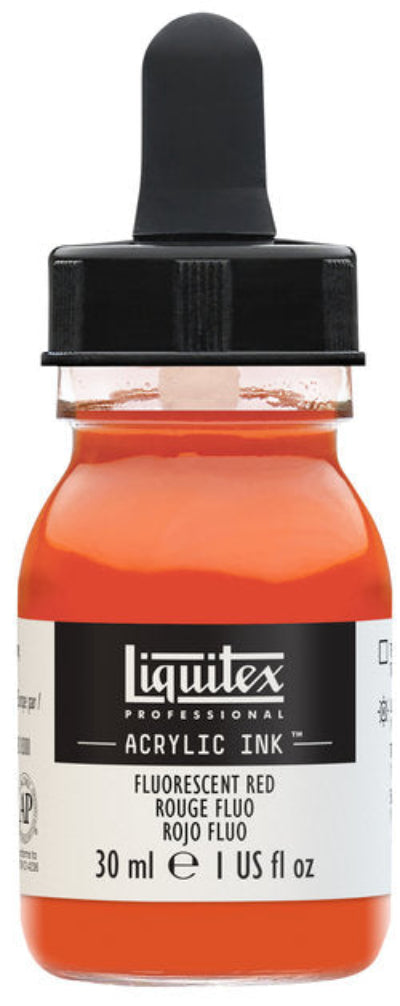 LIQUITEX Professional Acrylic Ink - Rot fluoreszierend 983 (30ml)