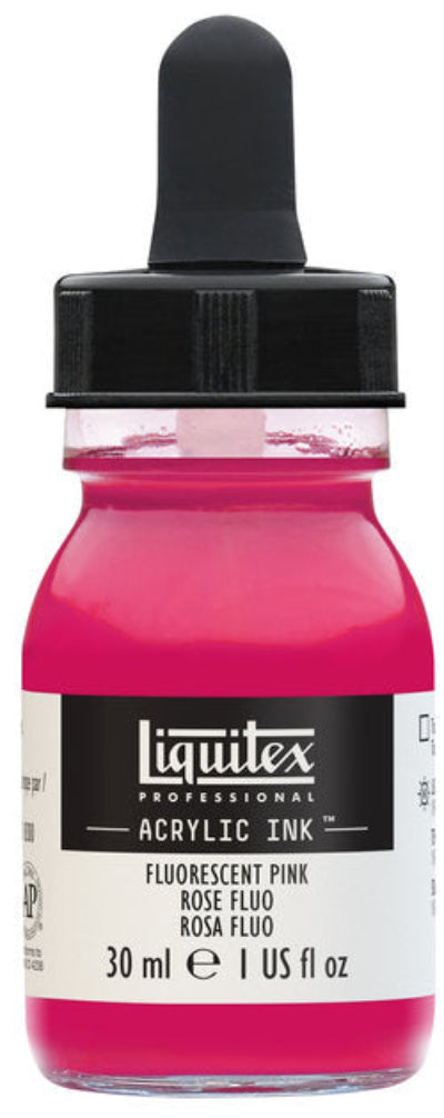 LIQUITEX Professional Acrylic Ink - Rosa fluoreszierend 987 (30ml)