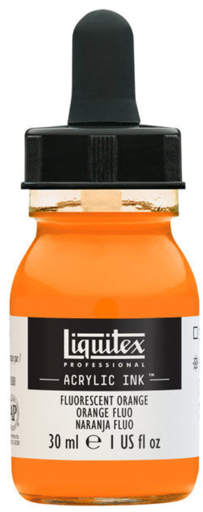 LIQUITEX Professional Acrylic Ink - Orange fluoreszierend 982 (30ml)